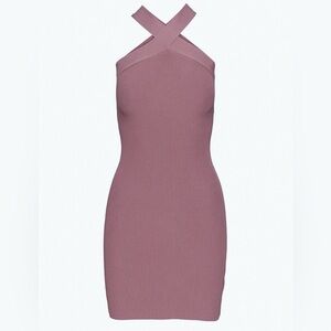 Aritzia Babaton Sculpt Knit Criss Cross Dress